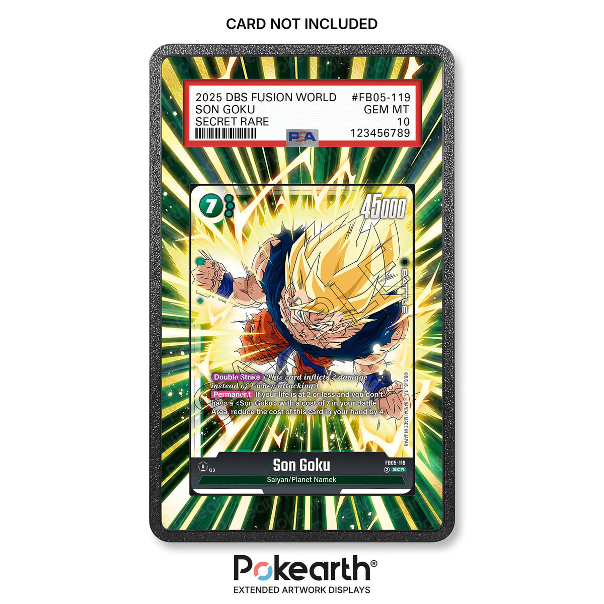 Son Goku FB05-119 - Custodia con Artwork Esteso per Carte Gradate