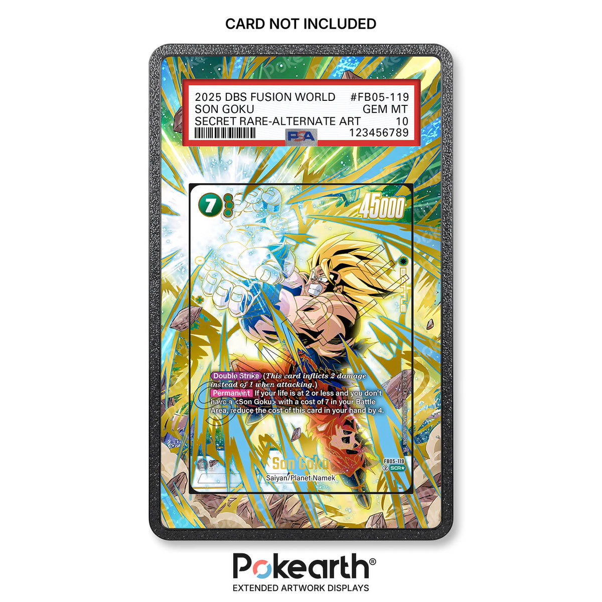 Son Goku FB05-119 - Graded Card Case with Extended Artwork