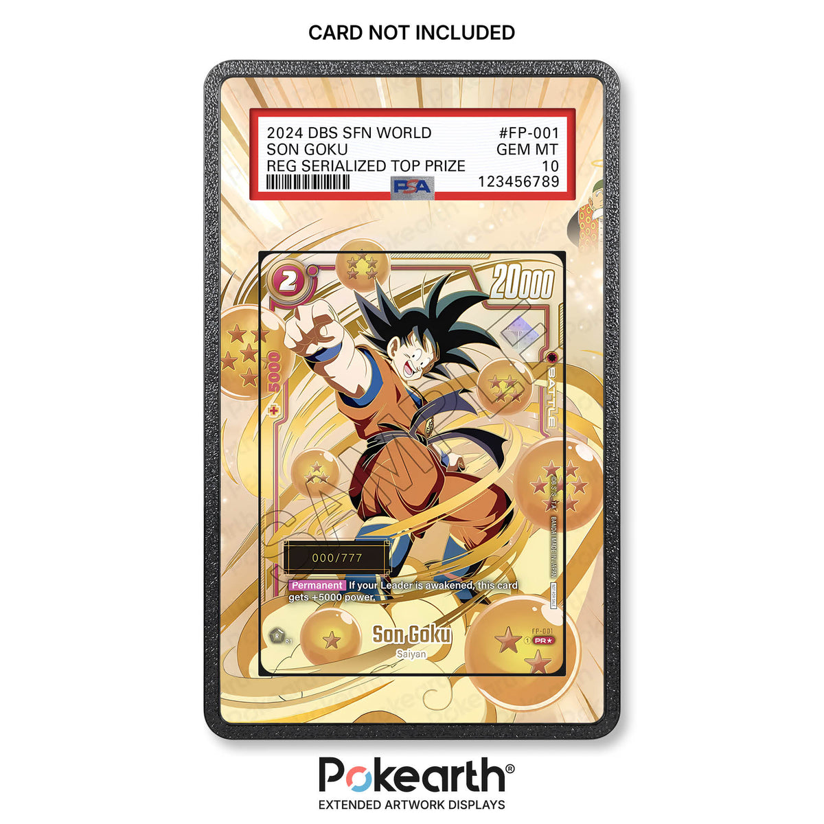 Son Goku FP-001 - Custodia con Artwork Esteso per Carte Gradate
