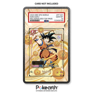 Son Goku FP-001 - Custodia con Artwork Esteso per Carte Gradate