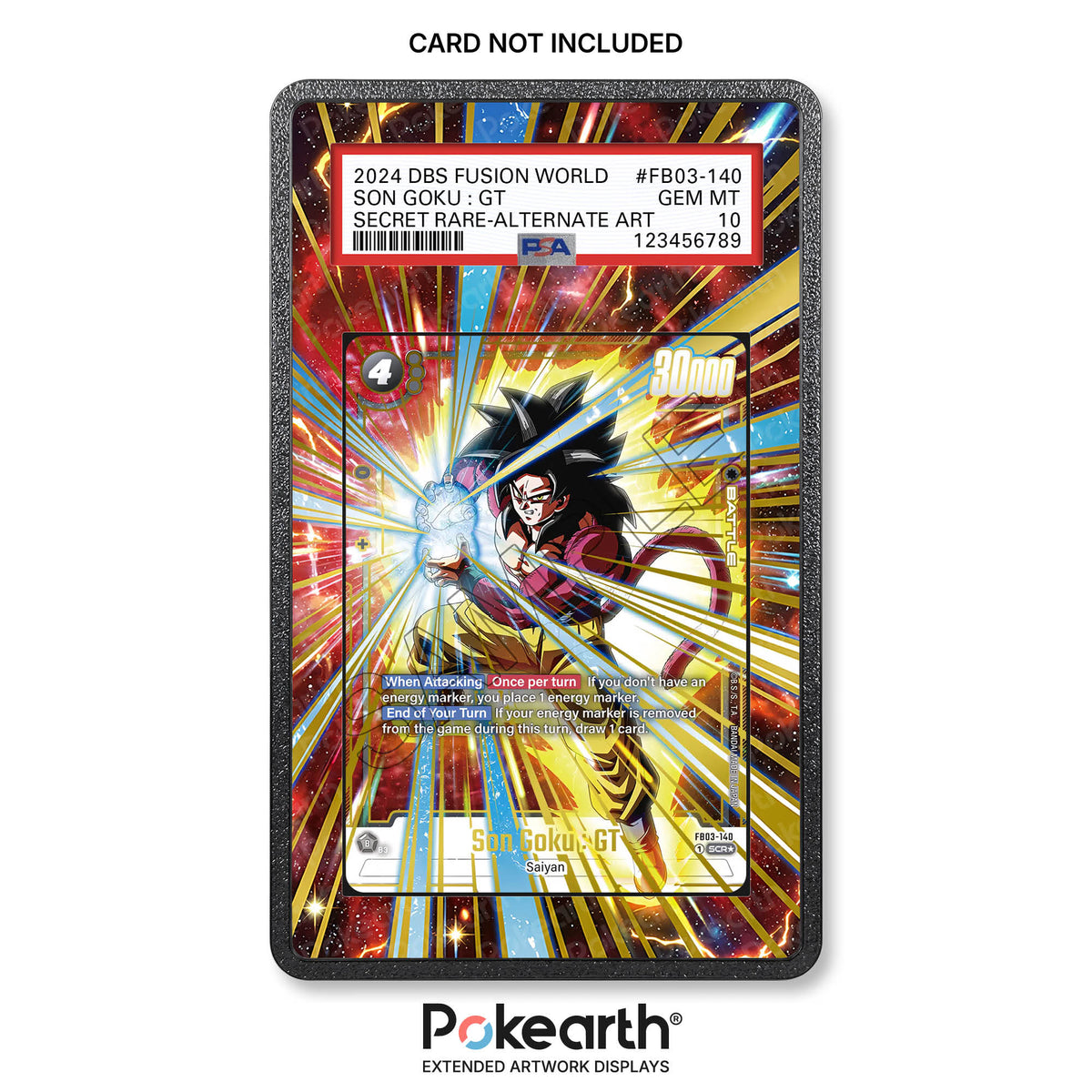 Son Goku : GT FB03-140 - Custodia con Artwork Esteso per Carte Gradate