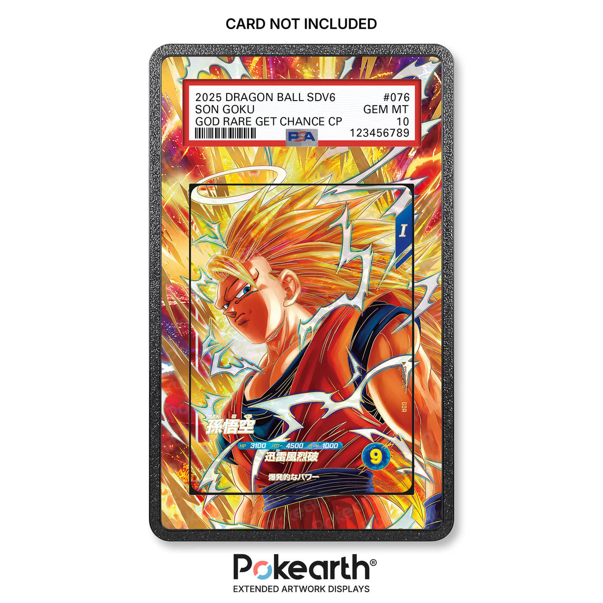Son Goku SDV6-076 - Hülle mit erweitertem Artwork für bewertete Karten