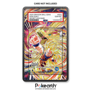 Son Goku SDV6-SEC - Graded Card Extended Artwork Display Case