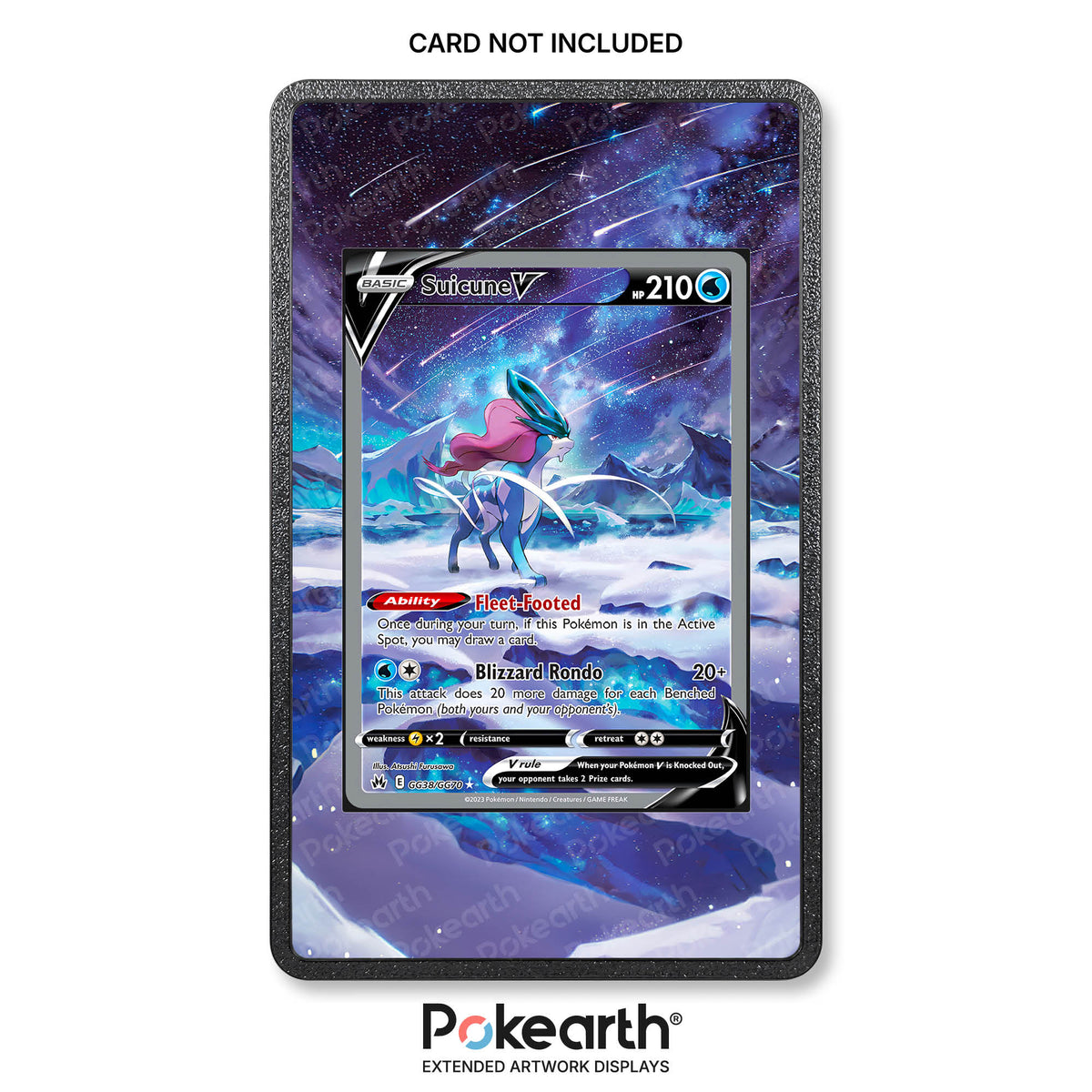 Suicune V GG38/GG70 - Pokémon Extended Artwork Display Case