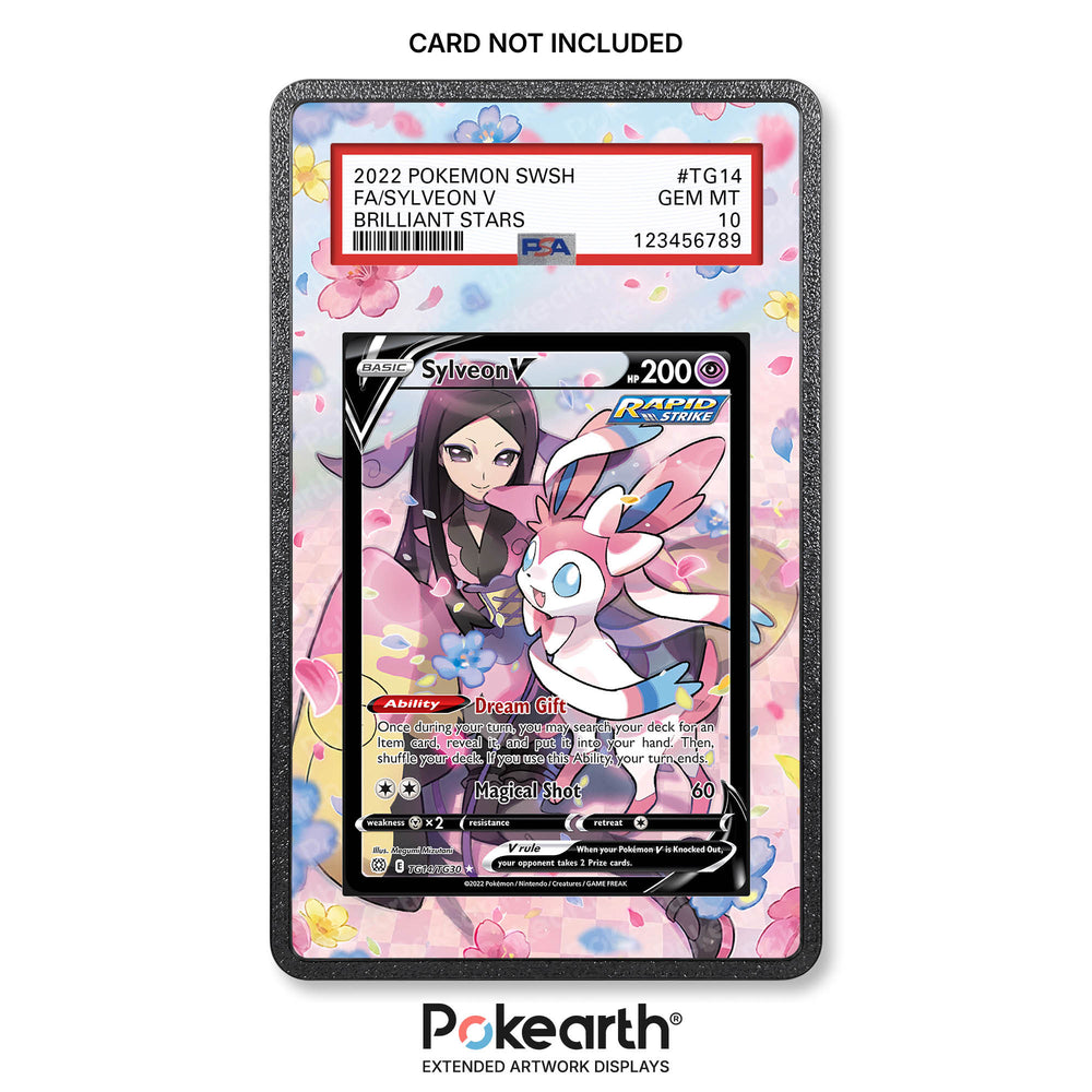 Sylveon V TG14/TG30 - Custodia con Artwork Esteso per Carte Gradate