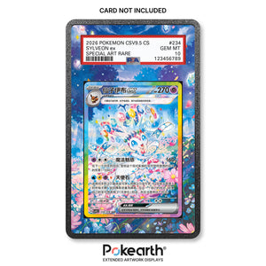 Sylveon-ex 234/208 – Case mit erweitertem Artwork für gegradete Karten