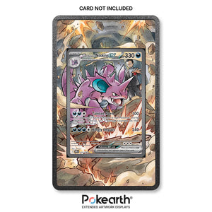 Nidoking ex Team Rocket 233/182 - Pokémon-Kartenetui mit erweitertem Artwork