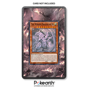 Geflügelter Drache des Ra 000 Ghost Rare - Case mit erweitertem Artwork für Yu-Gi-Oh! Karten