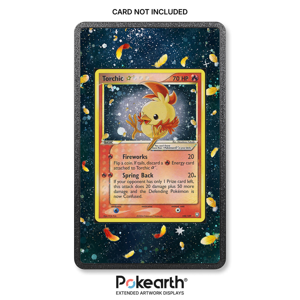 Torchic Gold Star 108/109 - Custodia con Artwork Esteso per Carte Pokémon