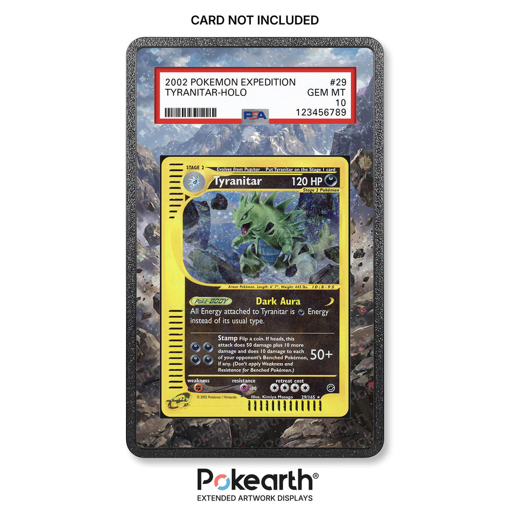 Tyranitar 29/165 – Erweiterte Artwork-Hüllen für bewertete Karten