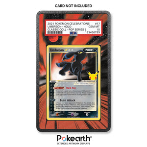 Umbreon Gold Star 17/17 – Erweiterte Artwork-Hüllen für bewertete Karten