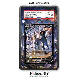 Umbreon V TG22/TG30 - Custodia con Artwork Esteso per Carte Gradate
