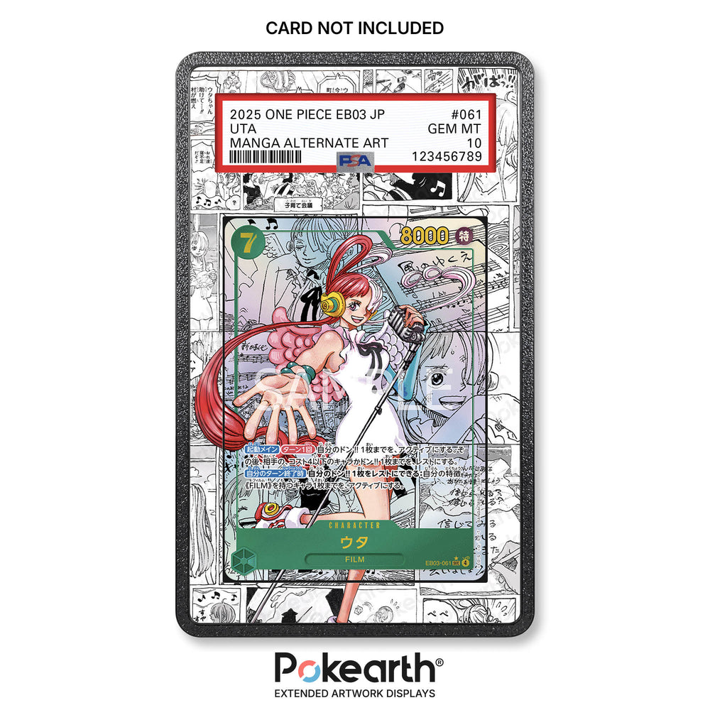 Uta EB03-061 Manga - Custodia con Artwork Esteso per Carte Gradate