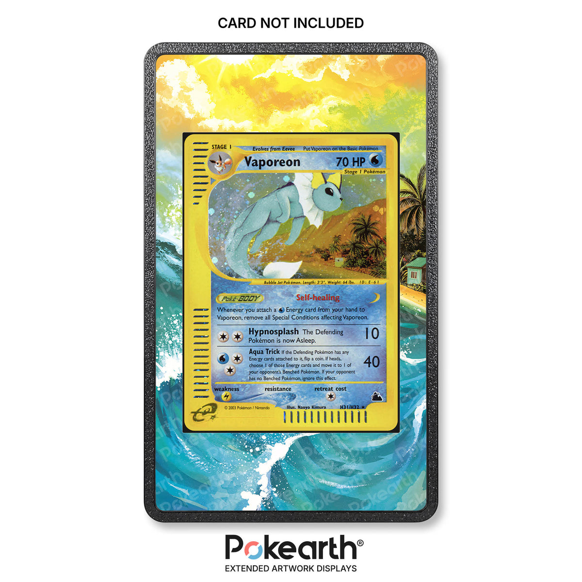 Vaporeon H31/H32 - Custodia con Artwork Esteso per Carte Pokémon