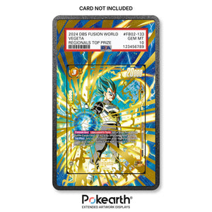 Vegeta FB02-133 - Graded Card Extended Artwork Display Case