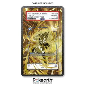 Vegeta FP-007 - Graded Card Extended Artwork Display Case
