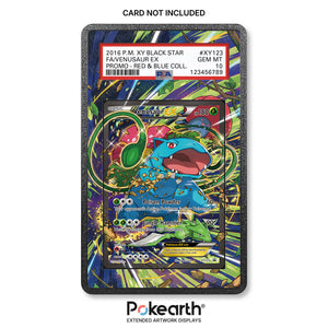 Venusaur EX XY123 - Custodia con Artwork Esteso per Carte Gradate