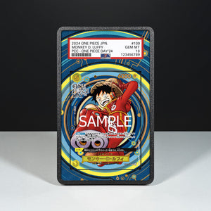 Monkey D. Luffy OP07-109 - Custodia con Artwork Esteso per Carte Gradate