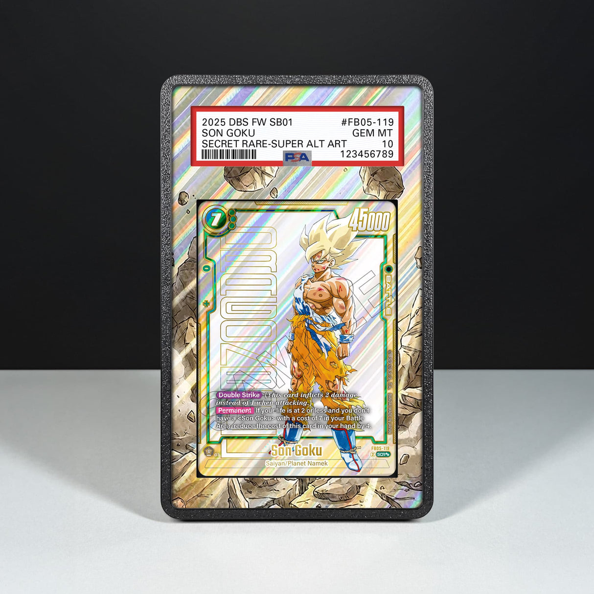 Son Goku FB05-119 - Custodia con Artwork Esteso per Carte Gradate