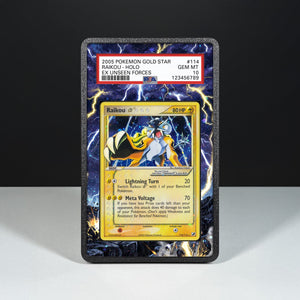 Raikou Gold Star 114/115 - Custodia con Artwork Esteso per Carte Gradate