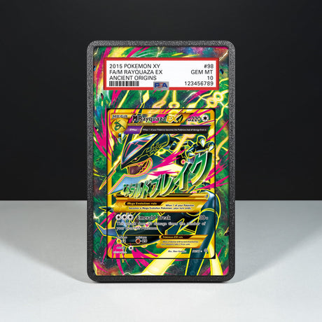 M Rayquaza EX 98/98 - Erweiterte Artwork-Hüllen für bewertete Karten