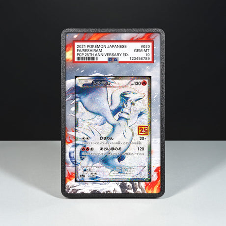 Reshiram 020/025 - Custodia con Artwork Esteso per Carte Gradate
