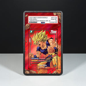 Son Goku FP-034 - Custodia con Artwork Esteso per Carte Gradate