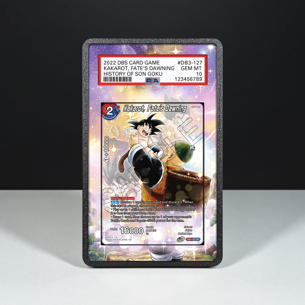 Kakarot, Fate's Dawning DB3-127 - Custodia con Artwork Esteso per Carte Gradate