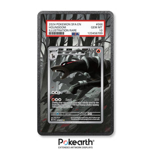 Houndoom 066/064 - Custodia con Artwork Esteso per Carte Gradate