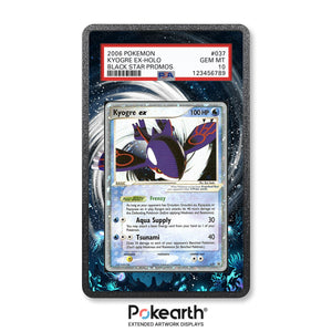 Kyogre ex 037 - Graded Card Extended Artwork Display Case