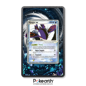 Kyogre ex 037 - Pokémon Extended Artwork Display Case