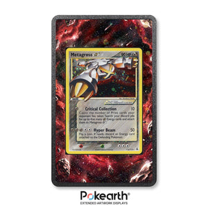 Metagross 113/113 Gold Star - Pokémon Extended Artwork Display Case