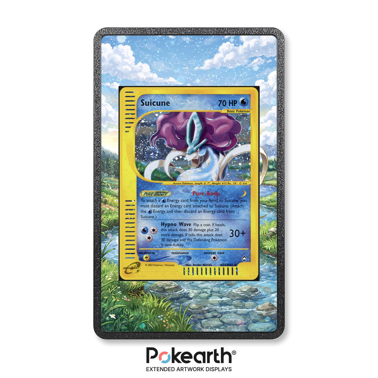 Suicune H25/H32 - Pokémon Extended Artwork Display Case