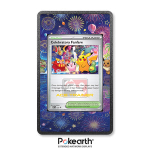 Celebratory Fanfare MEP 028 - Custodia con Artwork Esteso per Carte Pokémon