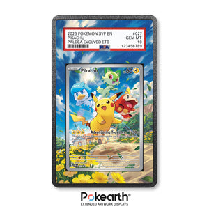 Pikachu SVP 027 - Graded Card Extended Artwork Display Case