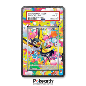 Iono's Wattrel 231/217 - Graded Card Extended Artwork Display Case