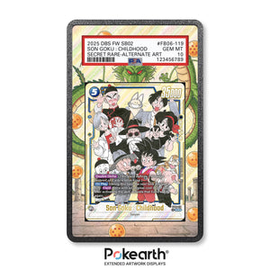 Son Goku : Childhood FB06-119 - Graded Card Extended Artwork Display Case