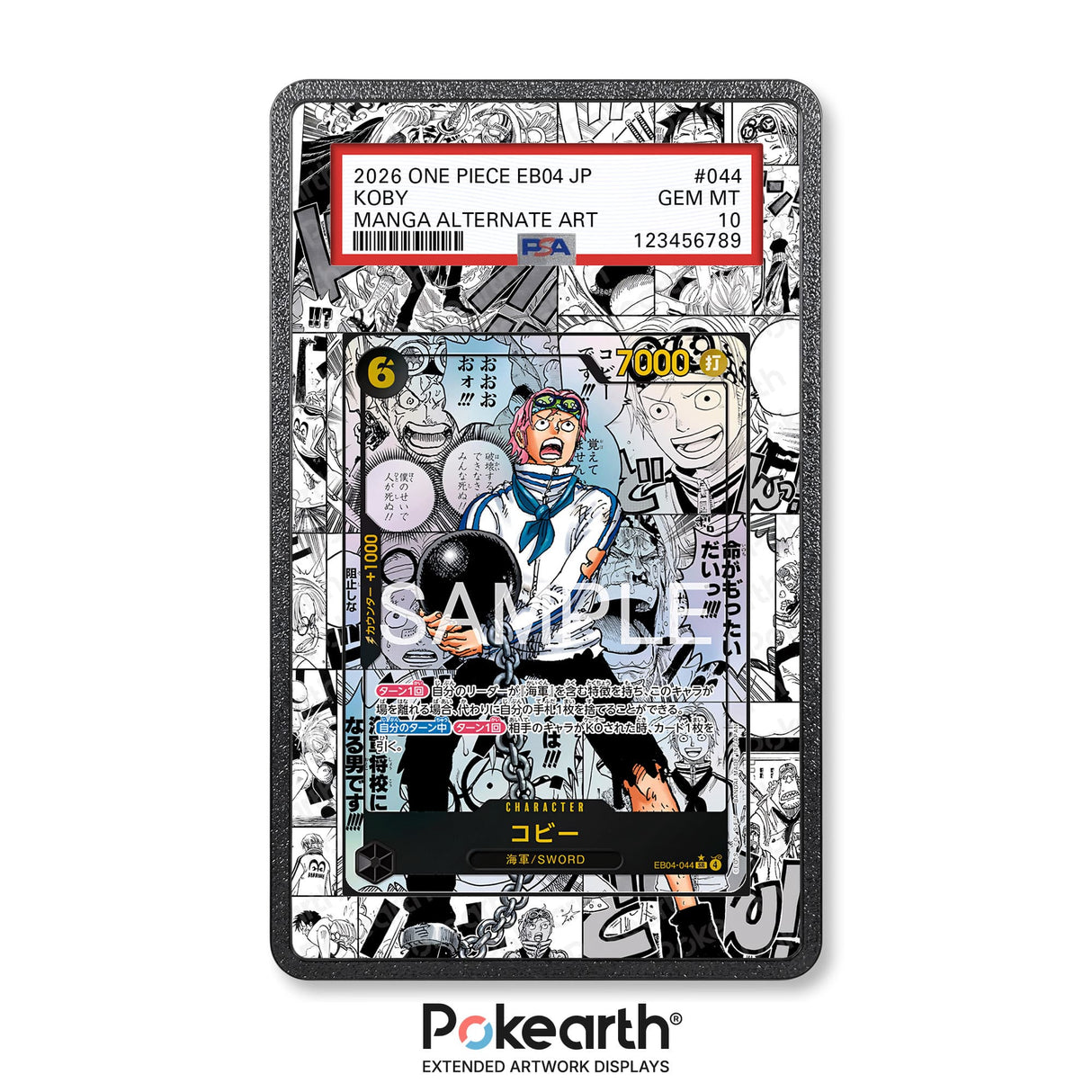 Koby EB04-044 Manga - Graded Card Extended Artwork Display Case