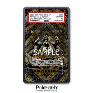 Marshall D. Teach OP09-093 Gold - Graded Card Extended Artwork Display Case