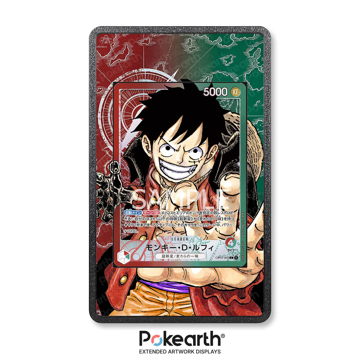 Monkey D. Luffy OP01-003 - One Piece Extended Artwork Display Case