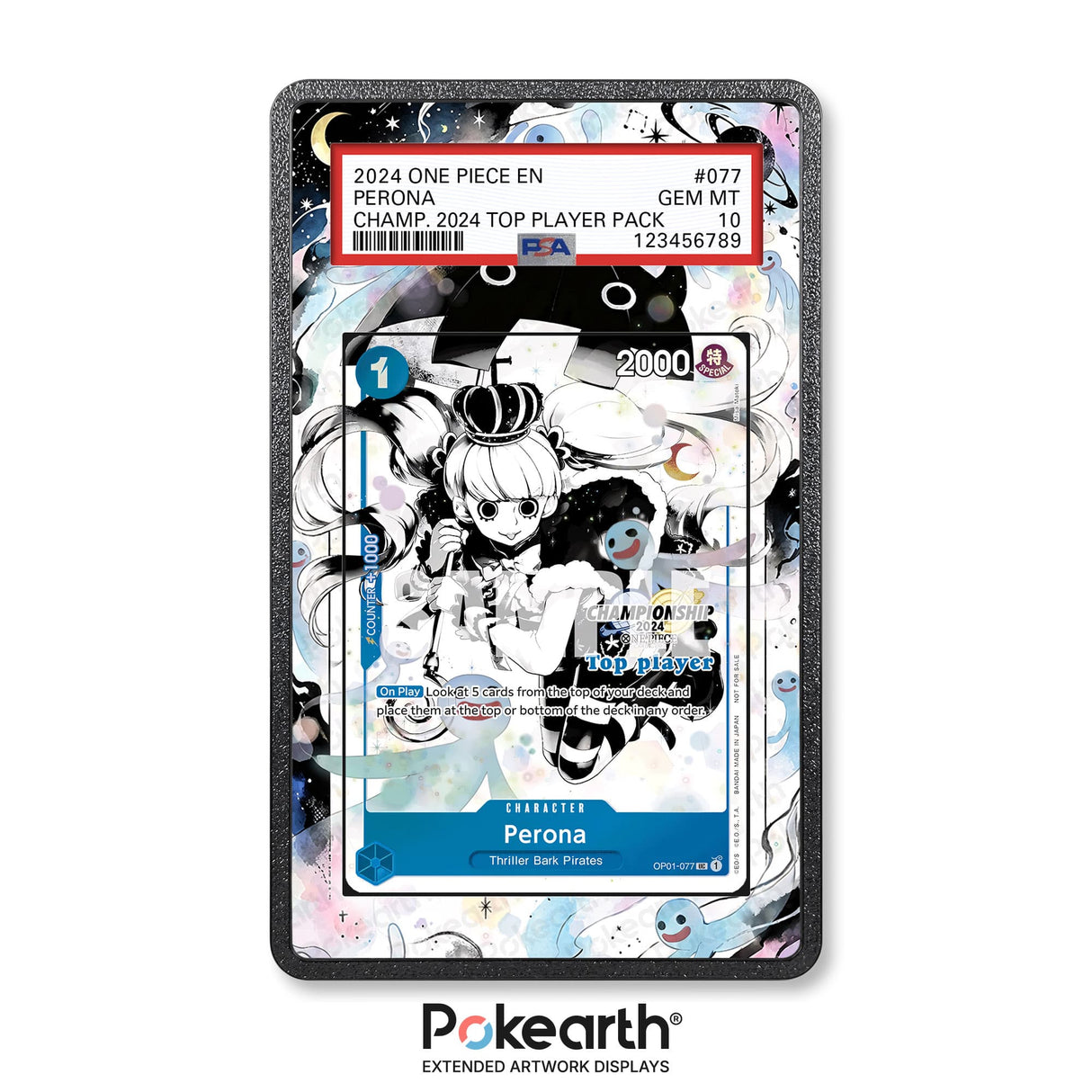 Perona OP01-077 - Custodia con Artwork Esteso per Carte Gradate