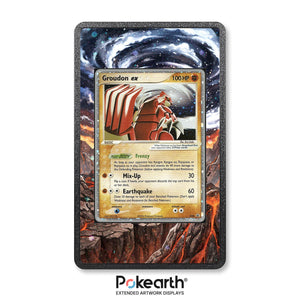 Groudon ex 038 - Pokémon Extended Artwork Display Case