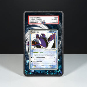 Kyogre ex 037 - Graded Card Extended Artwork Display Case