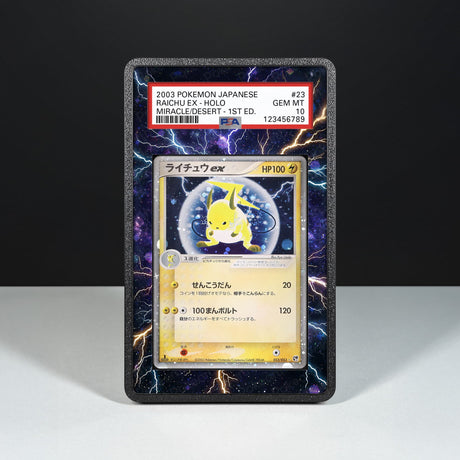 Raichu ex 023/053 - Custodia con Artwork Esteso per Carte Gradate