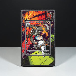 Team Rocket's Houndoom 191/182 - Custodia con Artwork Esteso per Carte Pokémon
