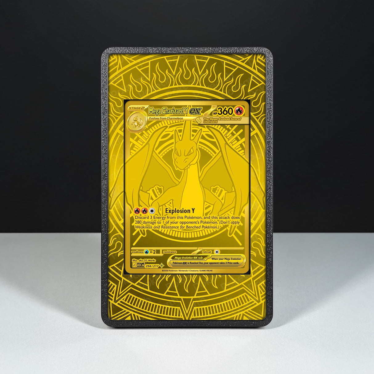 Mega Charizard Y ex 294/217 - Pokémon Extended Artwork Display Case