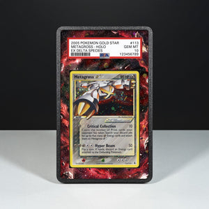 Metagross 113/113 Gold Star - Custodia con Artwork Esteso per Carte Gradate