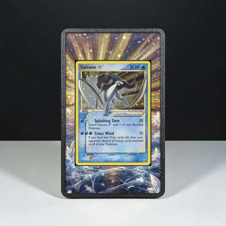 Suicune Gold Star 115/115 - Custodia con Artwork Esteso per Carte Pokémon