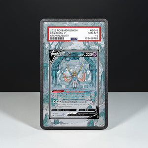 Zacian V GG48/GG70 - Custodia con Artwork Esteso per Carte Gradate