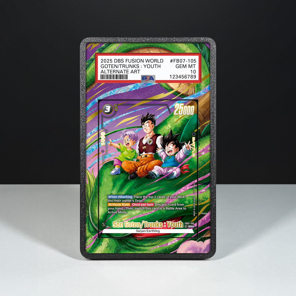 Son Goten/Trunks : Youth FB07-105 - Graded Card Extended Artwork Display Case